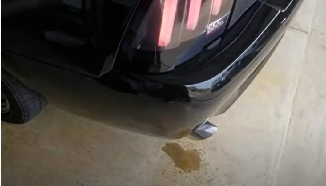 Black Liquid Coming Out of Exhaust Pipe